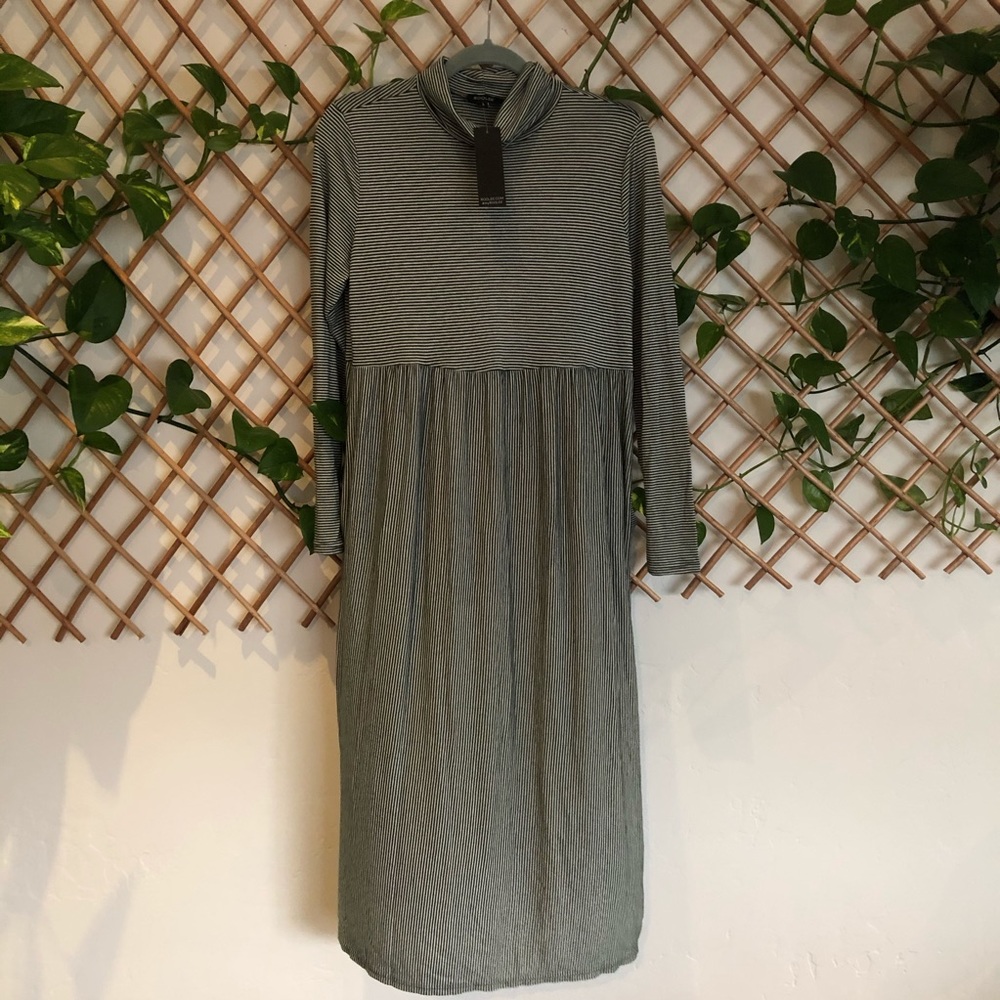 Roolee-Long Sleeve Striped Dress-NWT